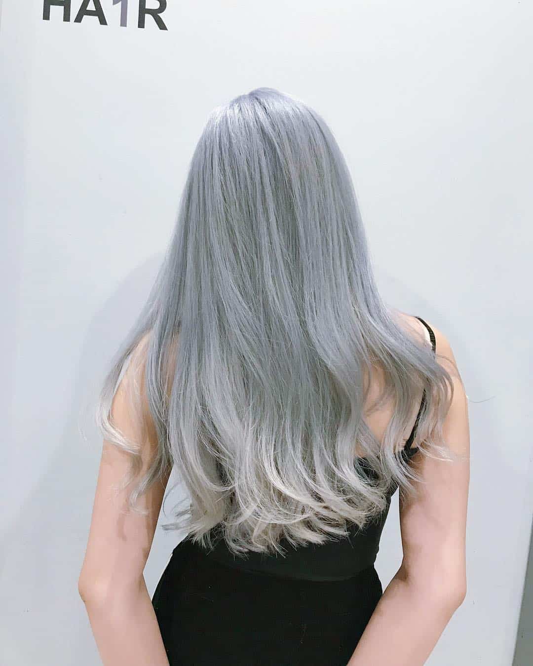 tóc nữ màu xám bạc  Reviews làm đẹp  son và các loại mỹ phẩm