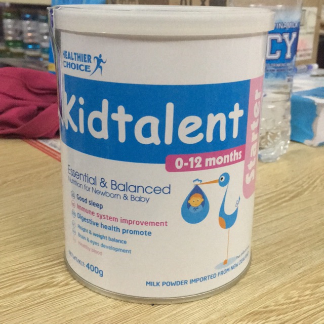 sữa Kidtalent Starter giúp phát triển chiều cao và trí não