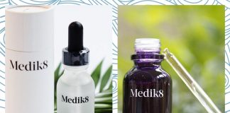 Review so sánh 2 loại serum B5 Medik8 trắng và tím