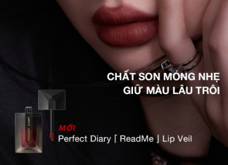 review swatch son kem Perfect Diary ReadMe Lip Veil