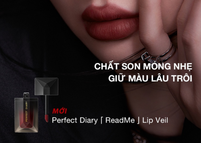 review swatch son kem Perfect Diary ReadMe Lip Veil