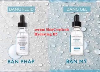 so sánh serum SkinCeuticals Hydrating B5 bản mỹ và pháp