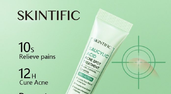 review chấm mụn Skintific Salicylic Acid Acne Spot Treatment