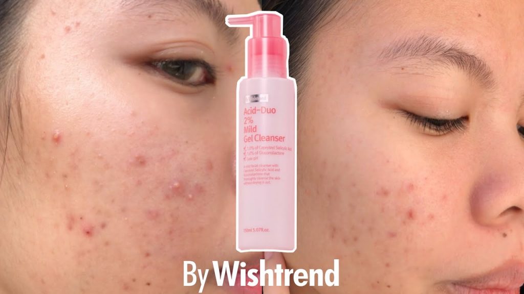 review sữa rửa mặt By Wishtrend Acid Duo Cleanser