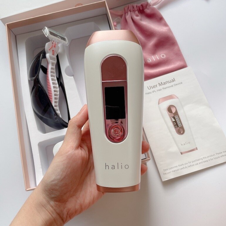 review máy triệt lông Halio IPL Hair Removal Device
